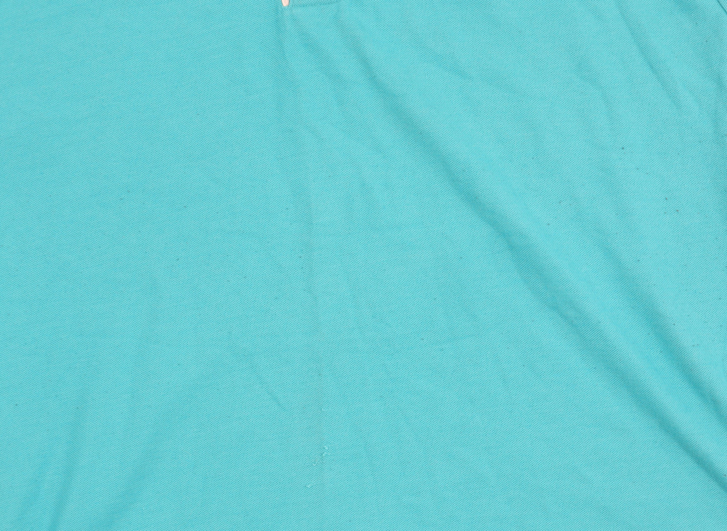 Slazenger Men's Blue Polo Shirt, 2XL, Short Sleeve