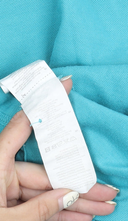 Slazenger Men's Blue Polo Shirt, 2XL, Short Sleeve