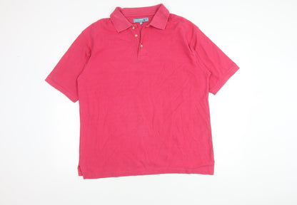 Greenwoods Escape Men's Pink Polo Shirt XL