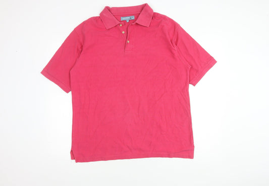 Greenwoods Escape Men's Pink Polo Shirt XL