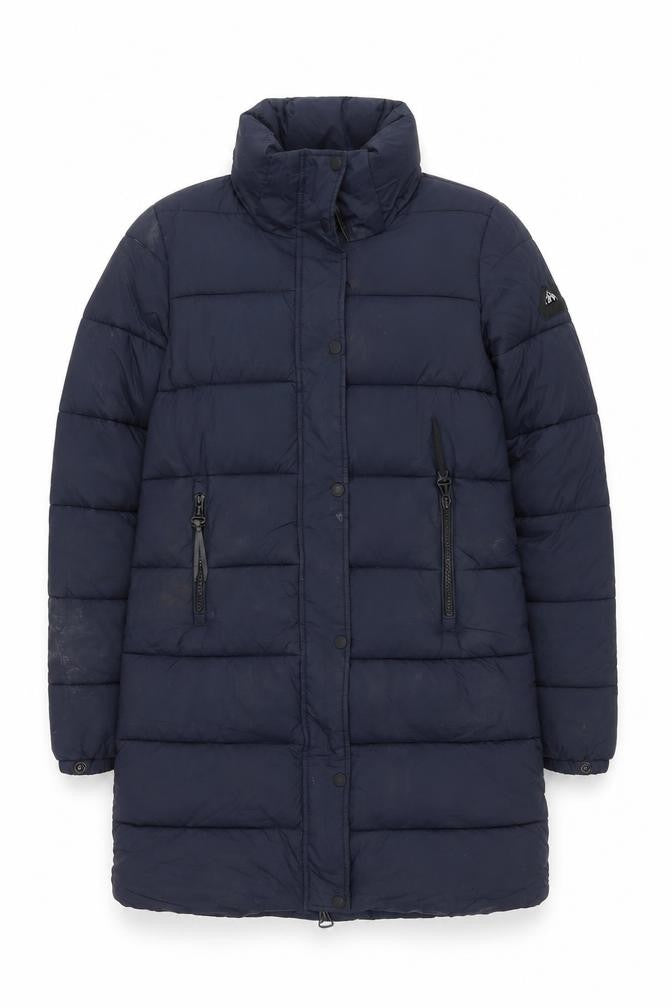 Womens UK Size 6 Superdry Navy Puffer Jacket