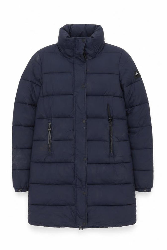 Womens UK Size 6 Superdry Navy Puffer Jacket