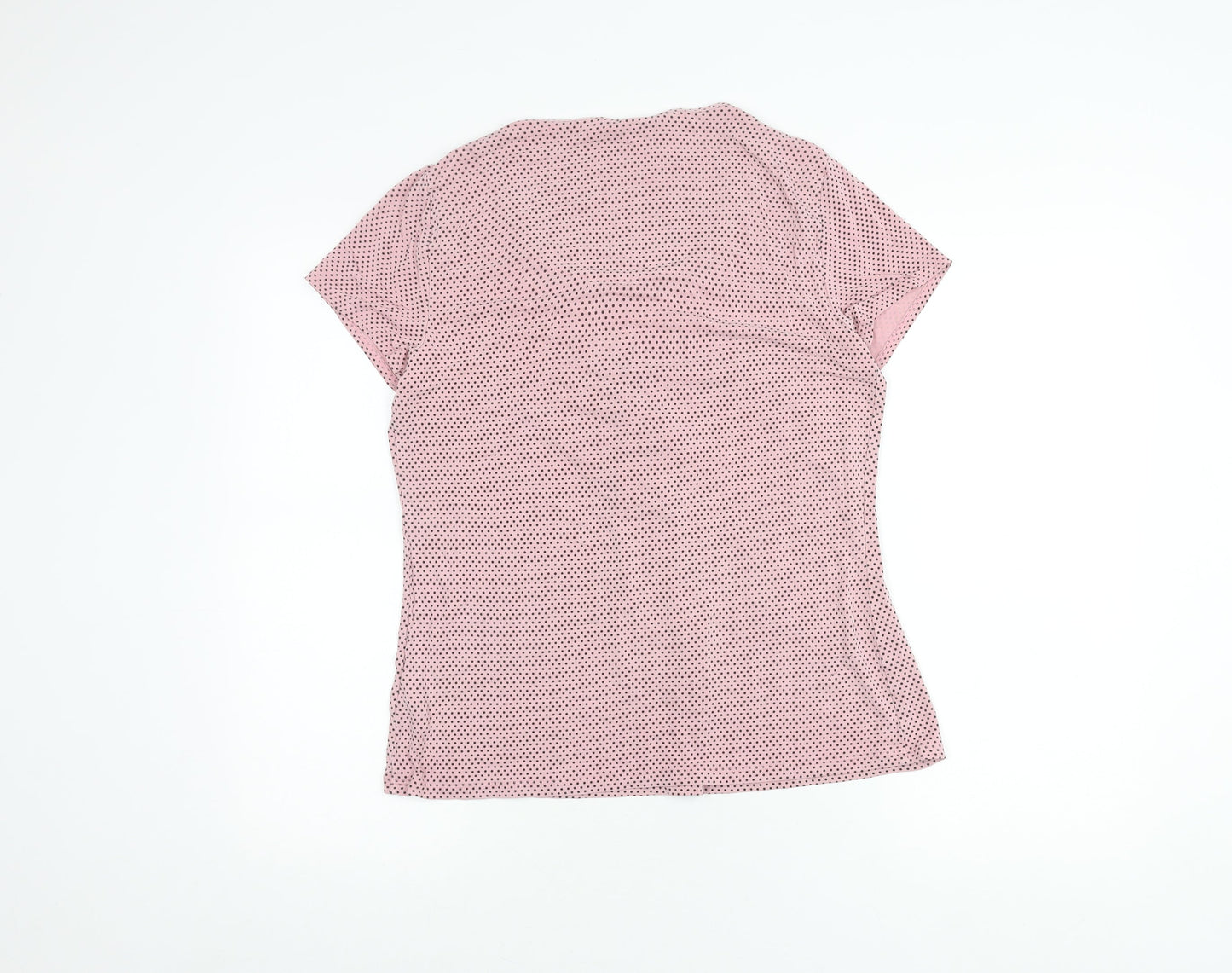 Womens UK Size 12 Marks and Spencer Pink Basic Blouse