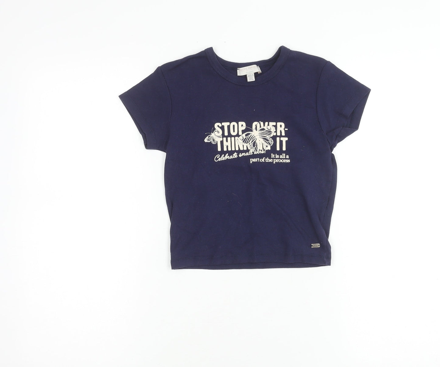 Teens UK Size 10 Pacific Republic Blue  T-Shirt