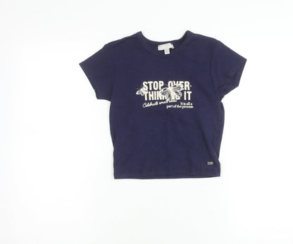 Teens UK Size 10 Pacific Republic Blue  T-Shirt