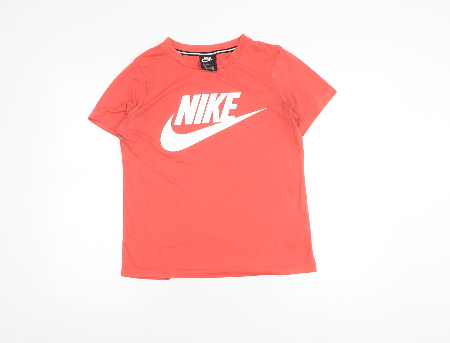Unisex Adults UK Size S Nike Red Basic T-Shirt