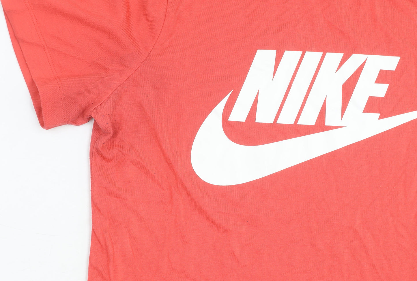 Unisex Adults UK Size S Nike Red Basic T-Shirt