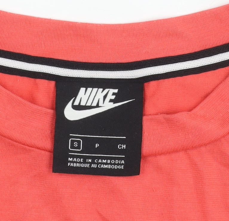 Unisex Adults UK Size S Nike Red Basic T-Shirt