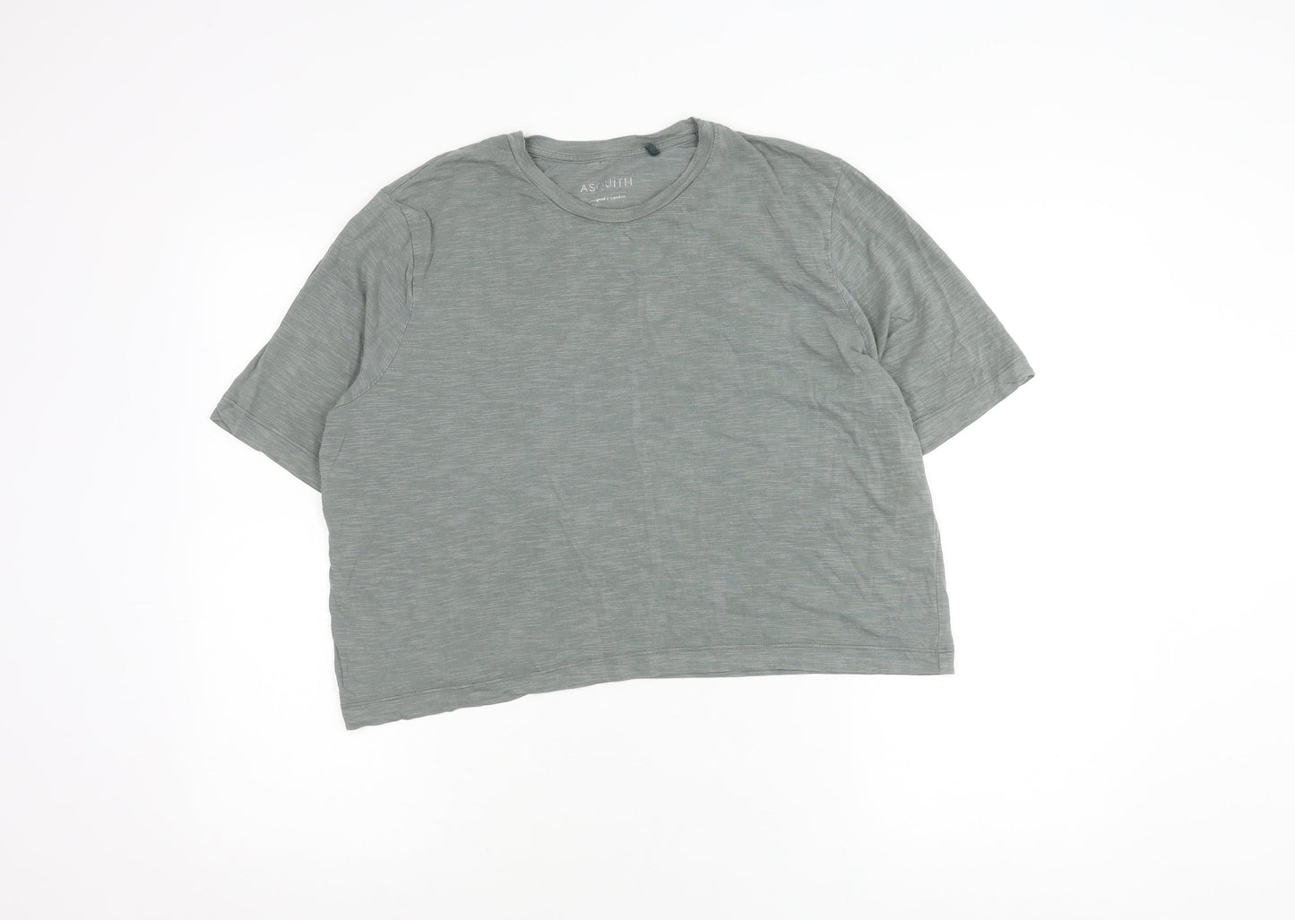 Asquith Womens Grey Relaxed Fit T-Shirt Size S