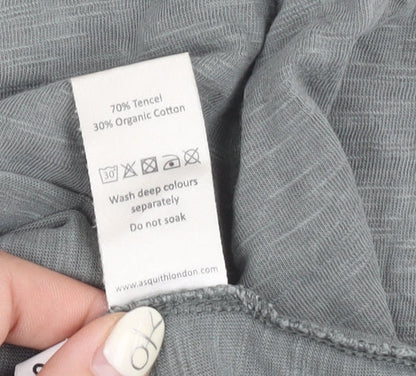 Asquith Womens Grey Relaxed Fit T-Shirt Size S