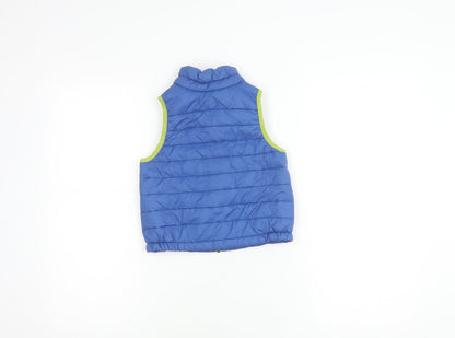 Decathlon Boys Blue Puffer Jacket 4-5 Years