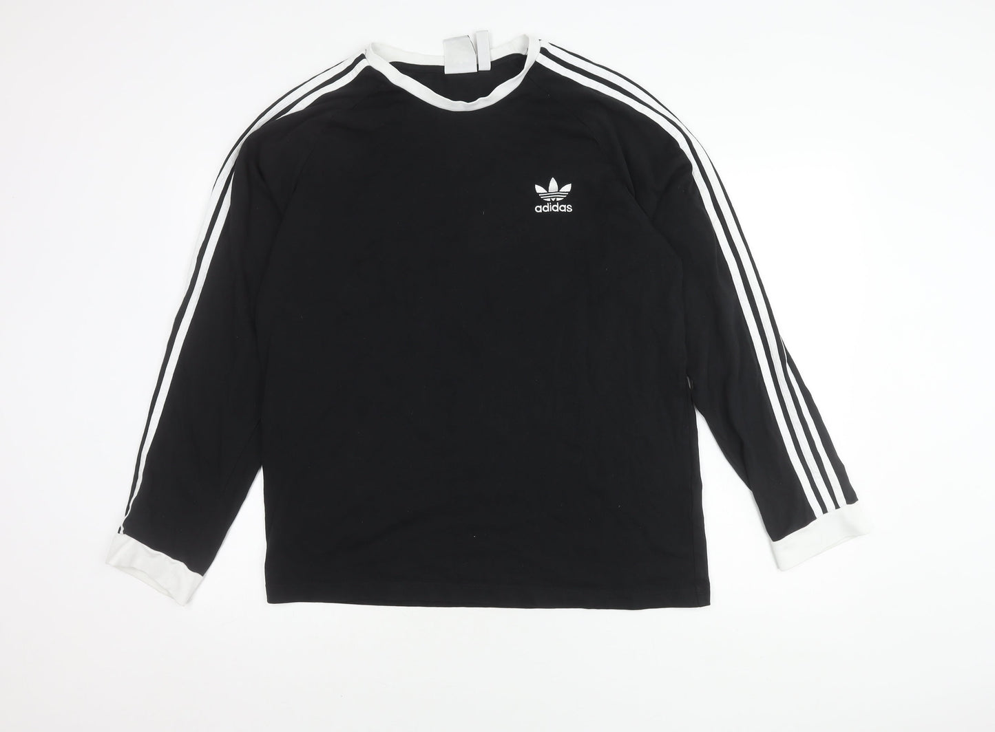 adidas Men's Black Long Sleeve T-Shirt XL