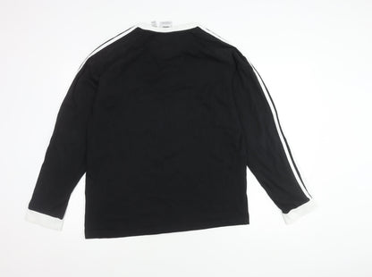 adidas Men's Black Long Sleeve T-Shirt XL