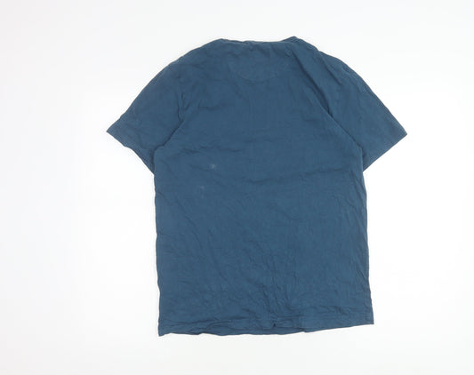 Mens UK Size M Farah Blue  T-Shirt