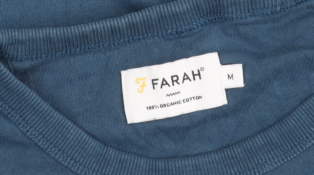 Mens UK Size M Farah Blue  T-Shirt