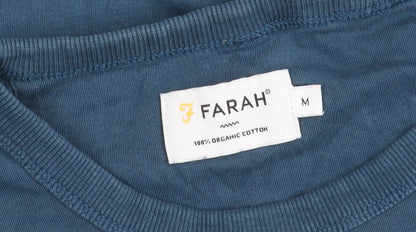 Mens UK Size M Farah Blue  T-Shirt