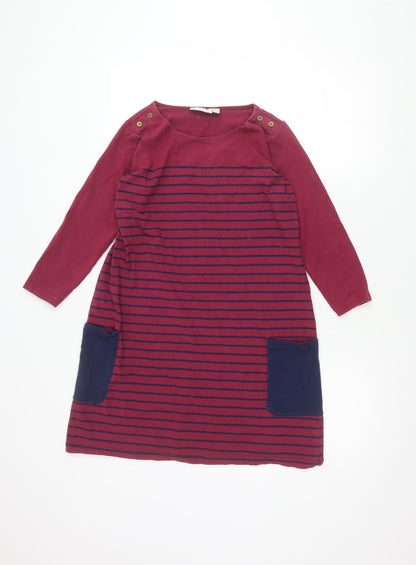 JoJo Maman Bébé Women's Multicoloured Striped Dress, Size S