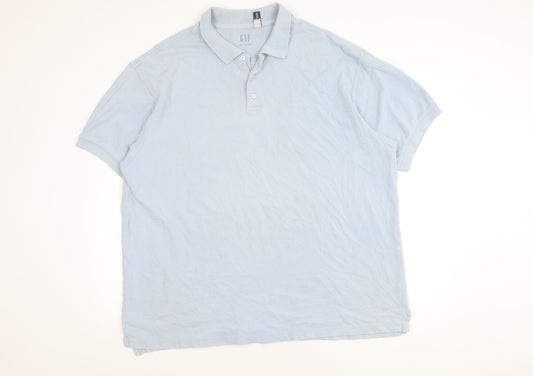 GAP Men's Blue XL Polo Shirt Short Sleeve