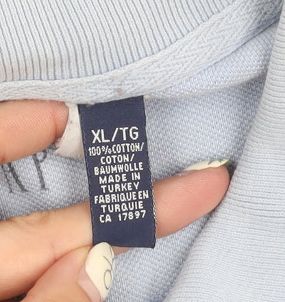 GAP Men's Blue XL Polo Shirt Short Sleeve