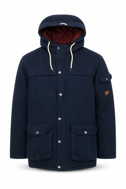 Mens UK Size S JACK & JONES Blue Parka Coat