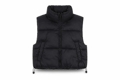 Womens UK Size S Pull&Bear Black Puffer Jacket