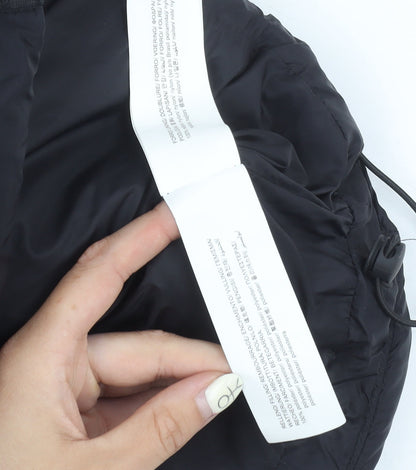 Pull&Bear Women's Black S Puffer Waistcoat