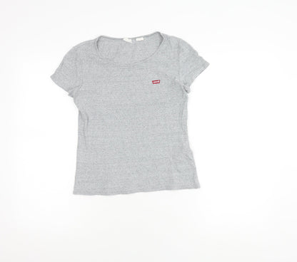 Womens UK Size S Levi's Grey Basic T-Shirt