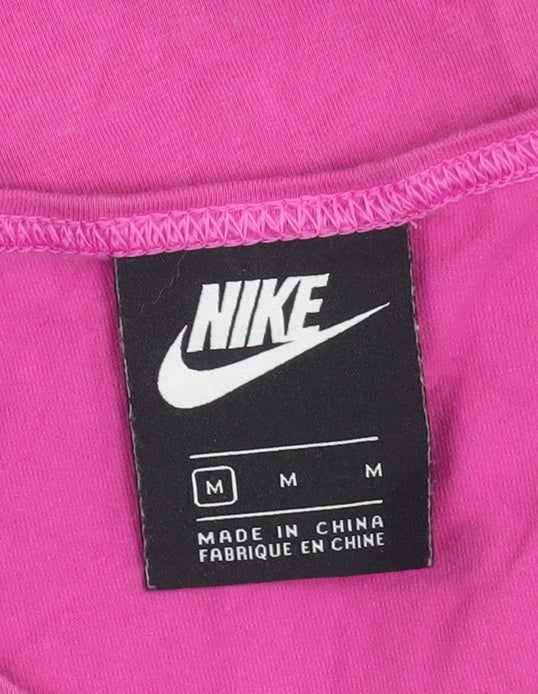 Womens UK Size M Nike Pink Cropped Tank