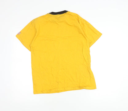 Cotton On Men’s Yellow NASA T-Shirt XS Relaxed Fit