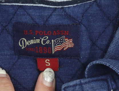 U.S. Polo Assn. Men's Blue Striped Polo Shirt S