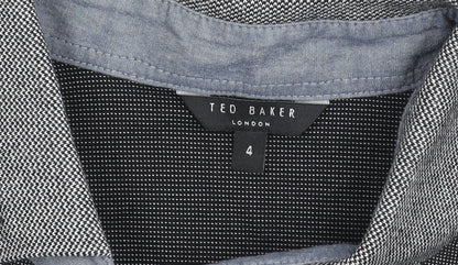 Ted Baker Men's Grey Cotton Polo Shirt, Size M