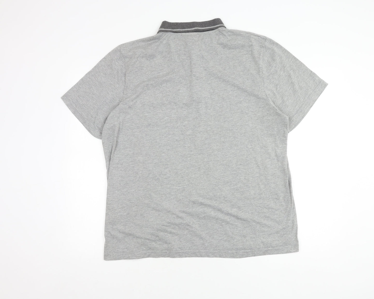 Sergio Tacchini Men's XL Grey Polo Shirt