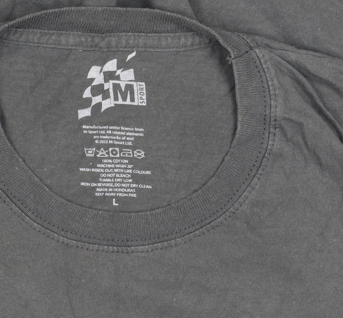 M Sport Men's Black Racing Graphic T-Shirt L
