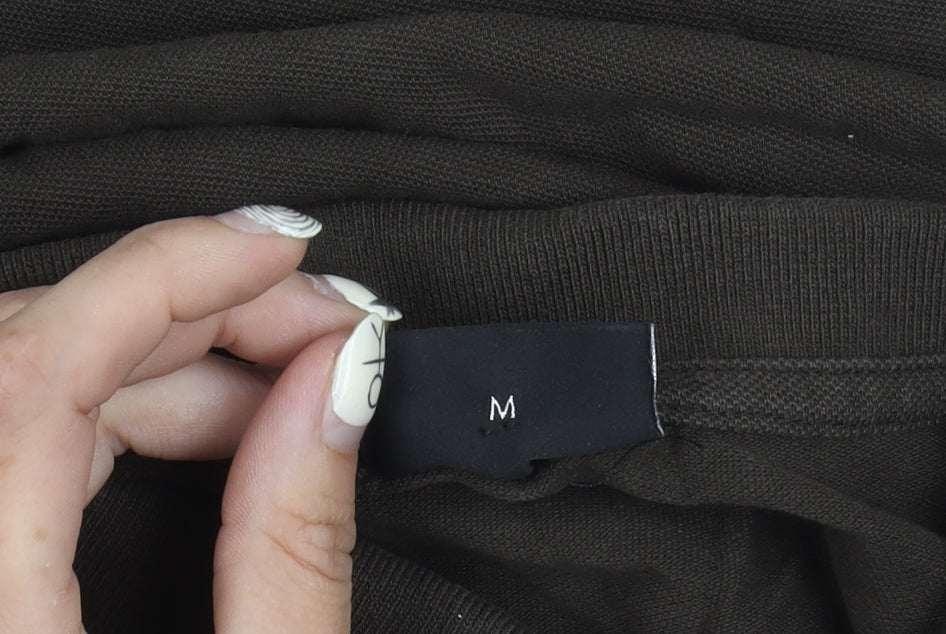 Emporio Armani Men's Brown Polo Shirt Size M