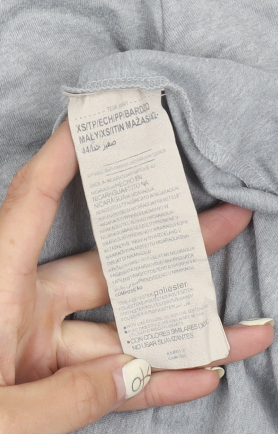 Under Armour Grey XS Men's T-Shirt, Moisture Wicking Gym Wear