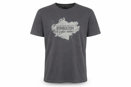 Body Spinner Men's Grey Graphic Print T-Shirt L