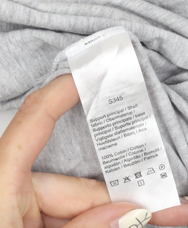 Lacoste Men's Grey XL Cotton Crew Neck T-Shirt