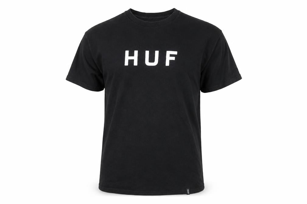 Mens UK Size M HUF Black  T-Shirt
