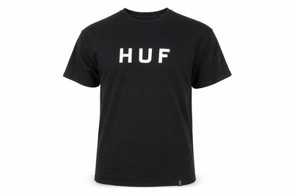 Mens UK Size M HUF Black  T-Shirt