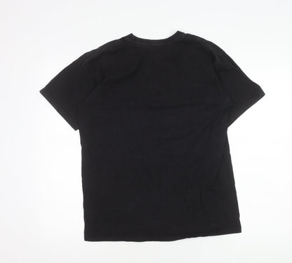 Mens UK Size M HUF Black  T-Shirt