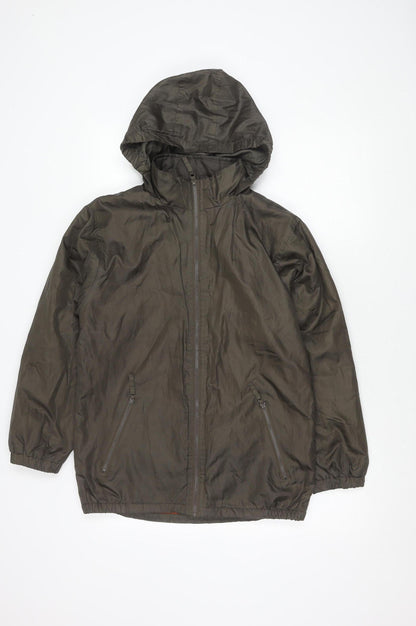 Millets Boys Brown Hooded Windbreaker Jacket 13 Years