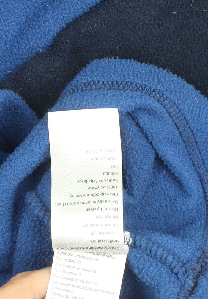 Mens UK Size XL Mountain Warehouse Blue Henley Sweatshirt