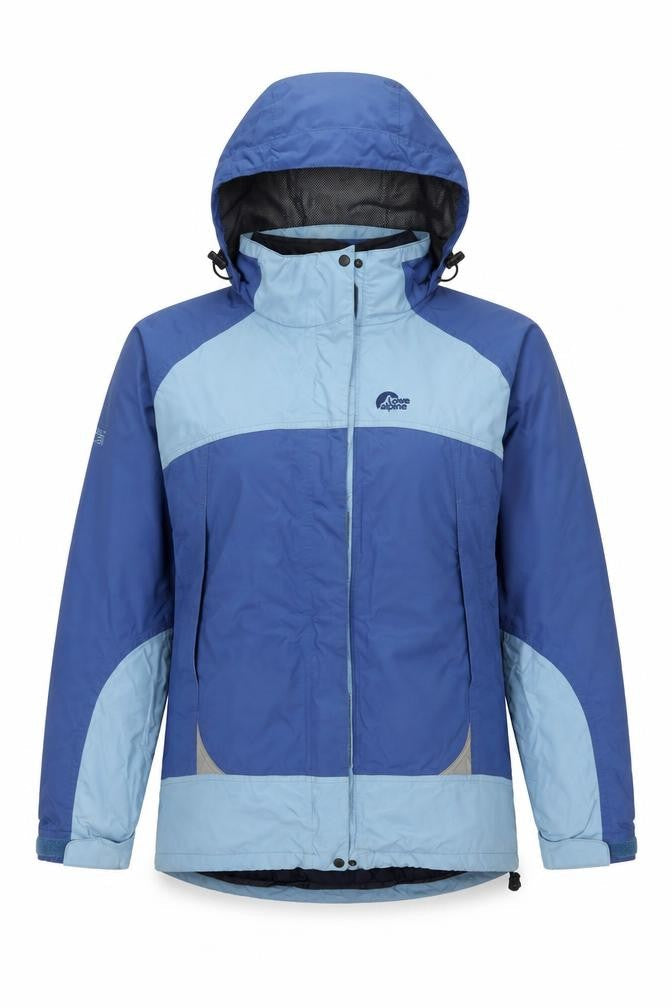 Womens UK Size L Lowe Alpine Blue Rain Coat