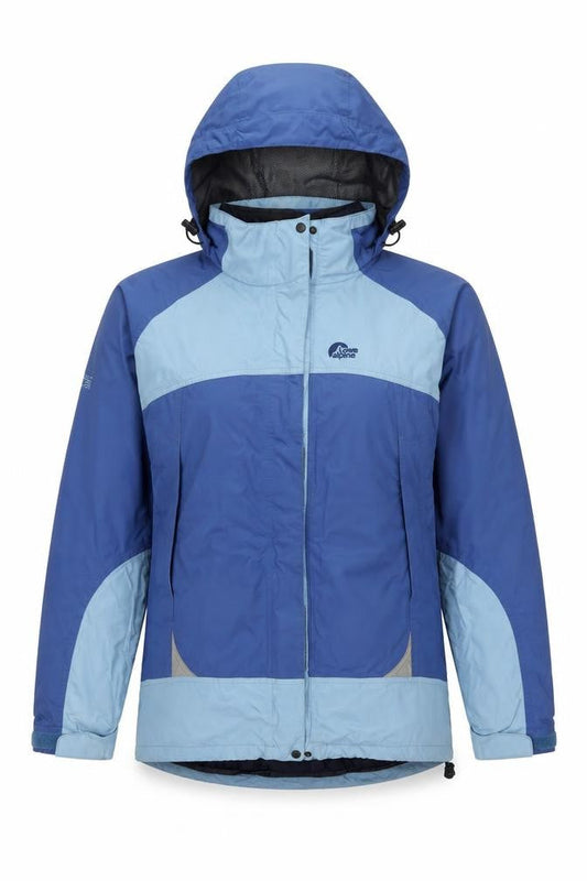 Womens UK Size L Lowe Alpine Blue Rain Coat