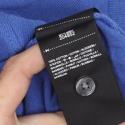 Superdry Men's Blue Polo Shirt M Solid Style