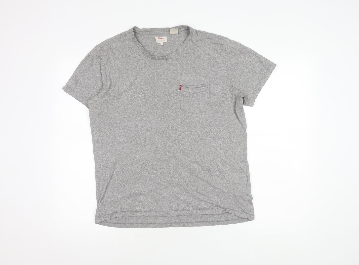 Unisex Adults UK Size M Levi's Grey Basic T-Shirt
