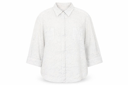 Jones Wear Sport Women's White Button-Up Shirt L