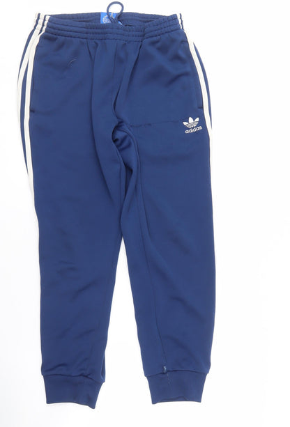 Adidas Men's Blue Jogger Trousers L