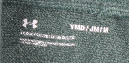 Under Armour Girls Green Jogger Trousers, Size M - Activewear