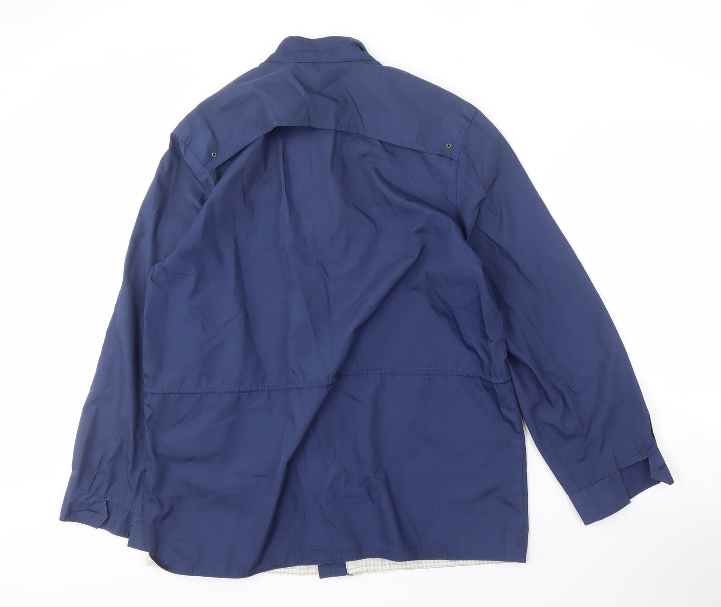 Mens UK Size L Ryan Outdoors Blue Windbreaker Coat